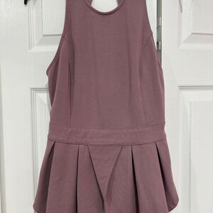 Love culture size large mauve color halter top.